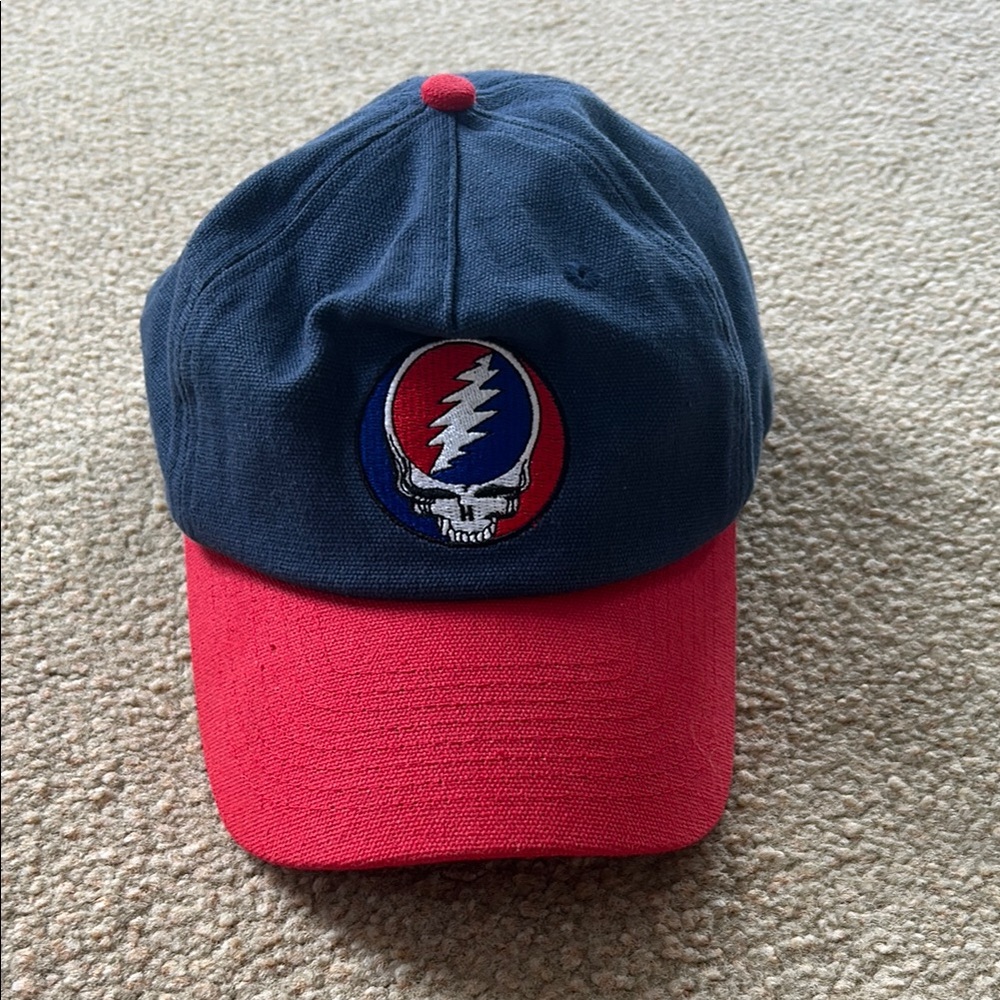 Blue and Red Grateful Dead hat